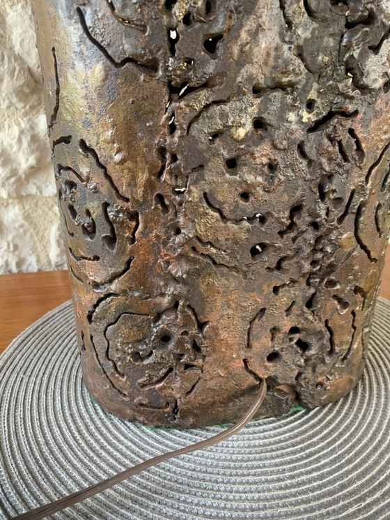 Image 1 of Brutalistische tafellampen van Irv Bramberg, jaren 1960, set van 2