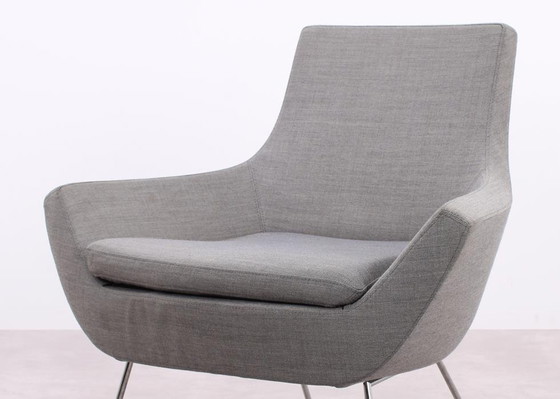 Image 1 of 4X Swedese Happy Easy Low Back Fauteuil Grijs