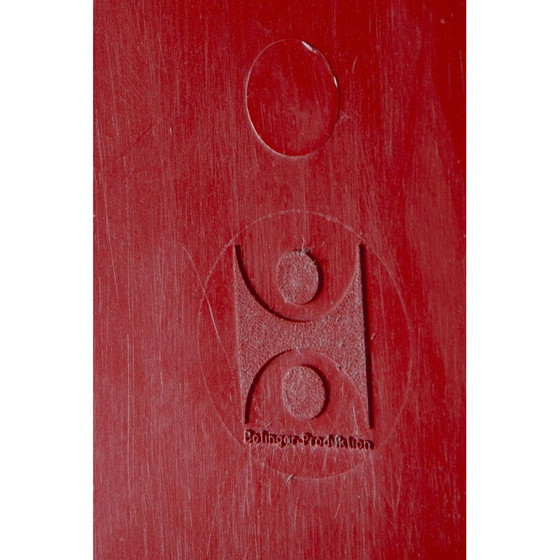 Image 1 of Paar vintage rode stoelen van Helmut Bätzner voor Bofinger, 1964