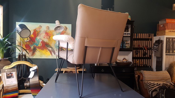 Image 1 of Goossens fauteuil van kunstleer