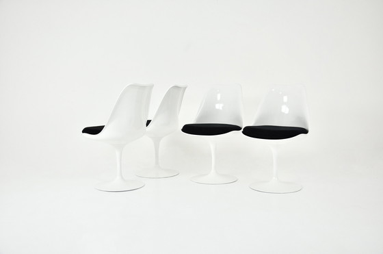 Image 1 of Tulip eetkamerstoelen van Eero Saarinen voor Knoll International, jaren 1970, set van 4