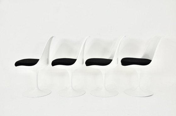 Image 1 of Tulip eetkamerstoelen van Eero Saarinen voor Knoll International, jaren 1970, set van 4