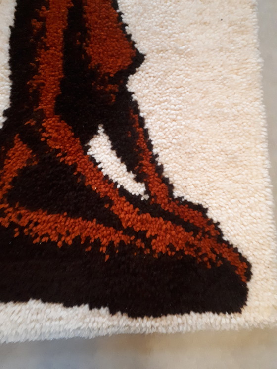 Image 1 of 70's smyrna kunst vintage wandkleed