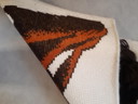 70's smyrna kunst vintage wandkleed