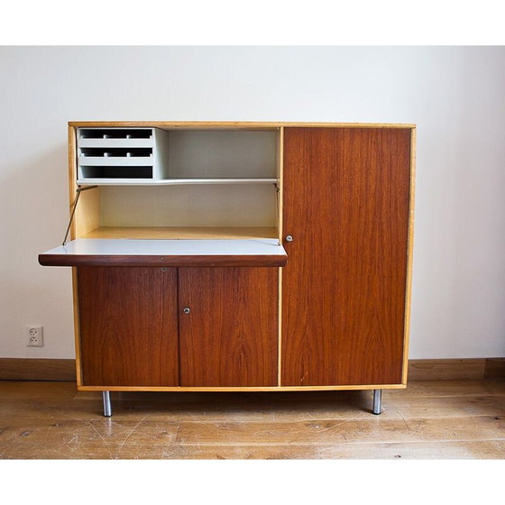 Image 1 of Vintage teakhouten secretaire van Cees Braakman