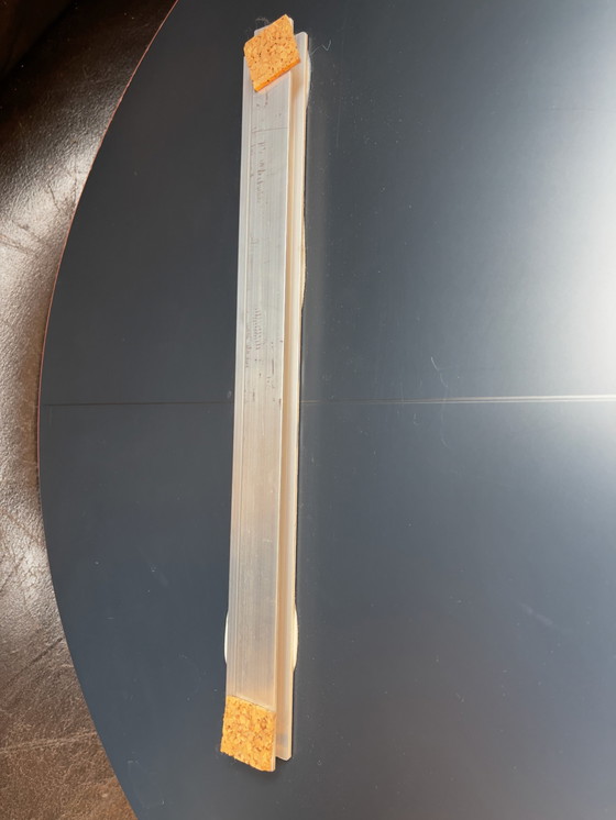 Image 1 of Vintage geëtste ovale wandspiegel