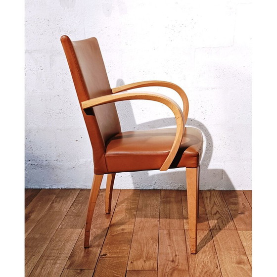 Image 1 of Vintage Potocco stoel in kunstleer, Italië