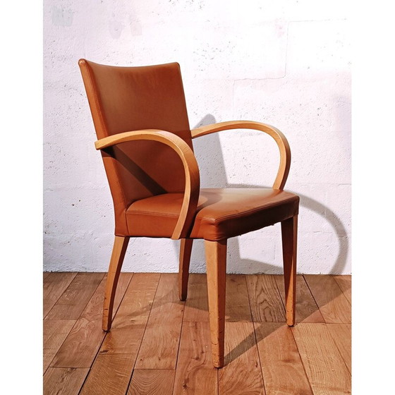 Image 1 of Vintage Potocco stoel in kunstleer, Italië