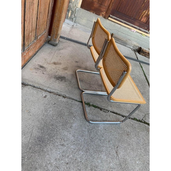 Image 1 of Paar Mid Century Cesca stoelen van Marcel Breuer
