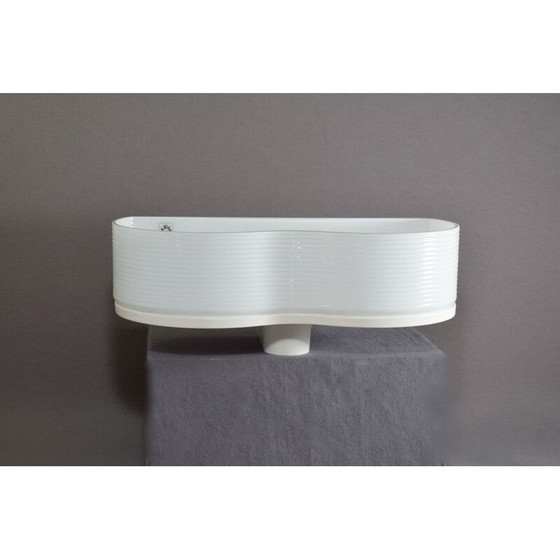 Image 1 of Vintage wandlampen Leucos, 1960 Murano glas