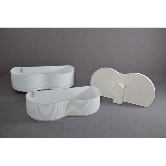 Image 1 of Vintage wandlampen Leucos, 1960 Murano glas