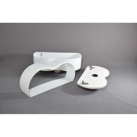 Image 1 of Vintage wandlampen Leucos, 1960 Murano glas