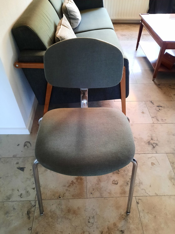 Image 1 of Pierre Paulin steelcase stoelen 4x origineel