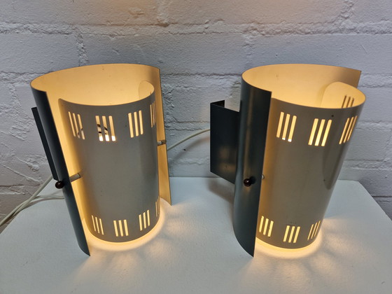 Image 1 of Pair of Philips NX45 Wall Lights, Louis Kalff