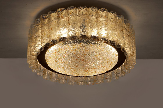 Image 1 of Mid-Century Plafond kroonluchter van Doria Leuchter