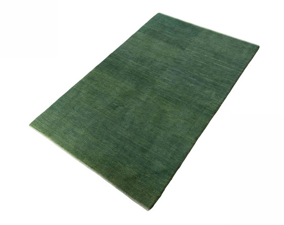 Image 1 of Handgeknoopt Gabbeh nomadisch tapijt - 189 X 121 cm - Natuurlijk groen