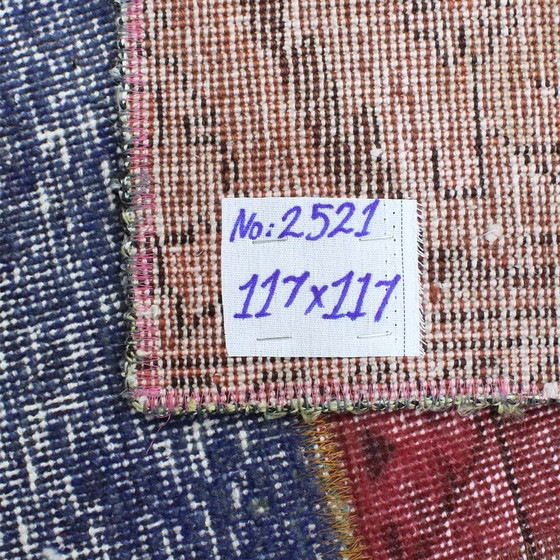 Image 1 of Perzisch tapijt patchwork tapijt 117X117 Nr:2521