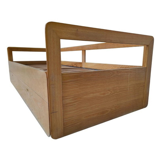 Image 1 of Vintage daybed met laden van Derk Jan de Vries, Italië 1960