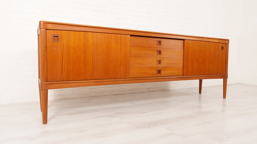 Vintage dressoir | Teak | Bramin | H.W. Klein | 225 cm