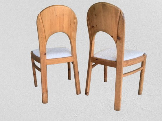 Image 1 of 4 Grenen Eetkamerstoelen In Koefoed Stijl