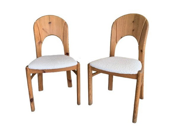 Image 1 of 4 Grenen Eetkamerstoelen In Koefoed Stijl