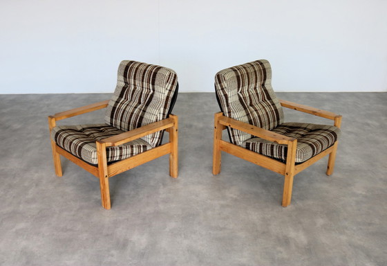 Image 1 of 2X Vintage Zweedse Fauteuils