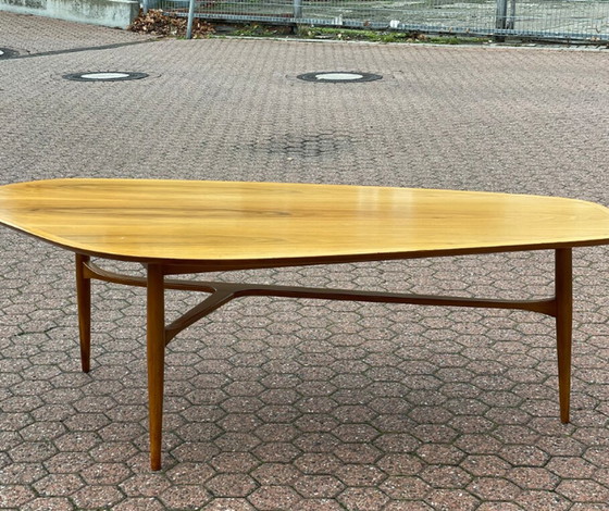 Image 1 of Svante Skog 50s walnoten salontafel