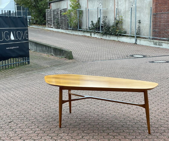 Image 1 of Svante Skog 50s walnoten salontafel