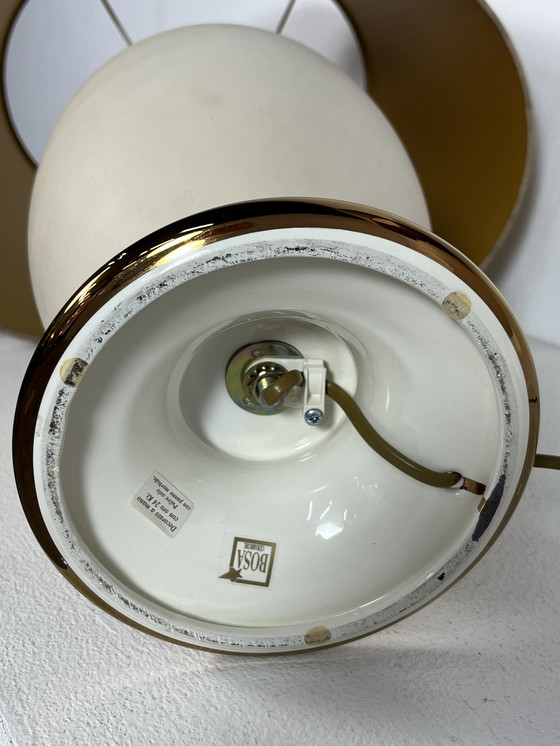 Image 1 of 2 vintage Italiaanse Bosa 24kt goldplated lampen eighties 