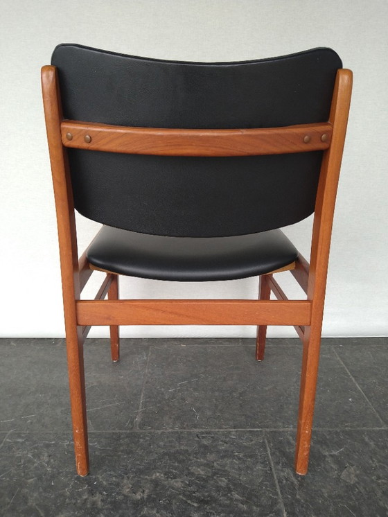 Image 1 of Scandinavische eetkamerstoelen Teak