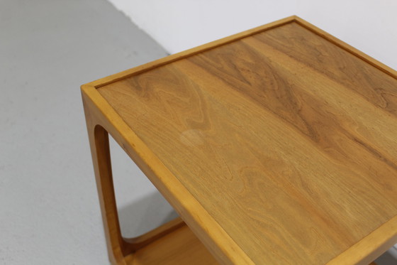 Image 1 of Vintage design houten bijzettafel - Wilhelm Renz, jaren '60