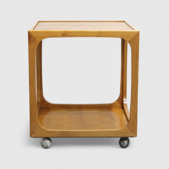 Image 1 of Vintage design houten bijzettafel - Wilhelm Renz, jaren '60