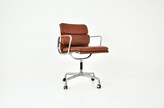 Image 1 of Leren Zachte Stoel van Charles & Ray Eames voor Herman Miller, 1970