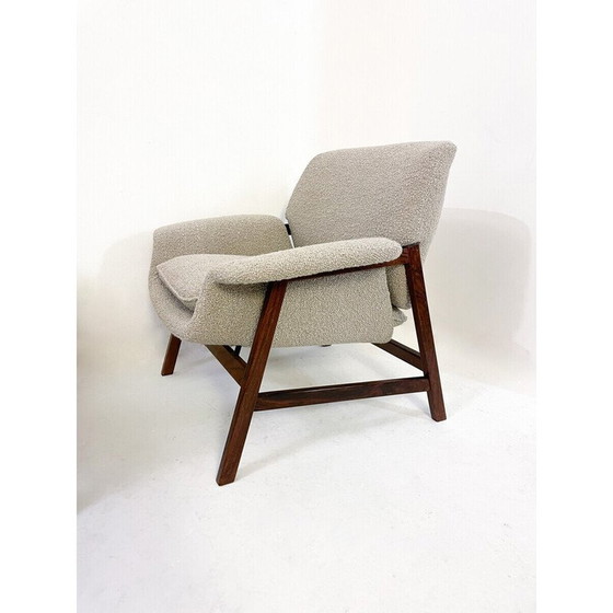 Image 1 of Paar Mid Century fauteuils model "849" van Gianfranco Frattini voor Cassina, Italië 1960
