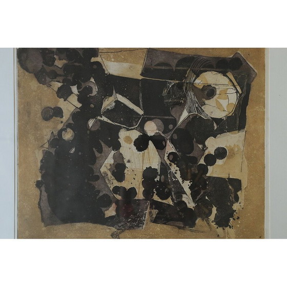 Image 1 of Vintage schilderij van Thormod Larsen, 1961