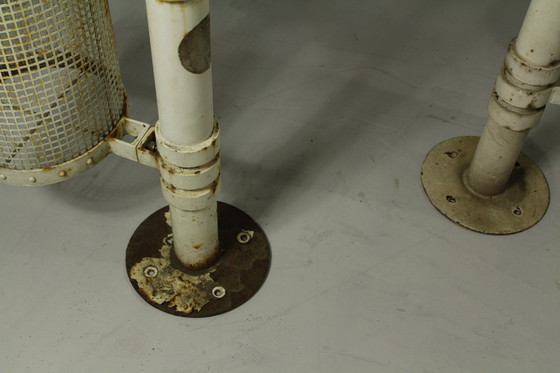 Image 1 of Paar stalen openbare vuilnisbakken, 1970S