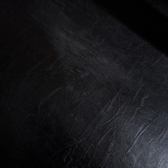 Image 1 of Vintage buisstoelen van chroomstaal en leer, 1980