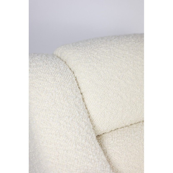 Image 1 of Paar vintage rechthoekige fauteuils met fijne krullen, Italië