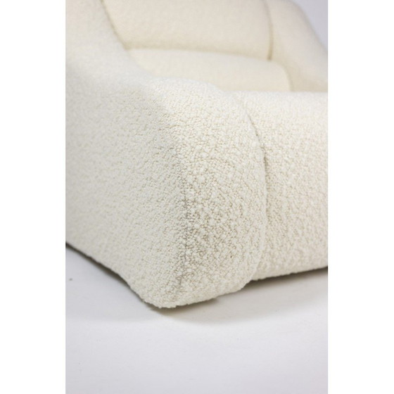 Image 1 of Paar vintage rechthoekige fauteuils met fijne krullen, Italië