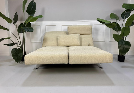 Image 1 of Brühl Moule stoffen bank Relaxfunctie Beige