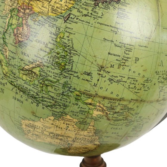 Image 1 of Vintage Wereldbol Globe met Kompas