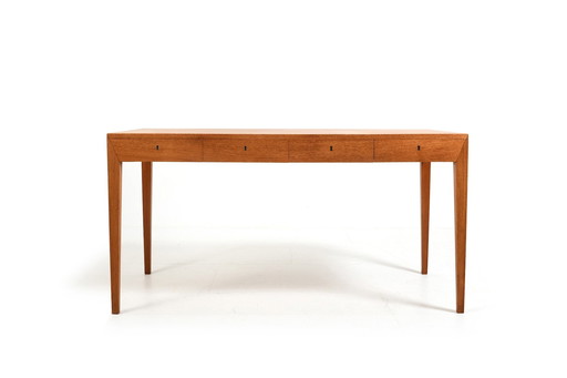 Teak bureau door Severin Hansen voor Haslev Møbler 1950