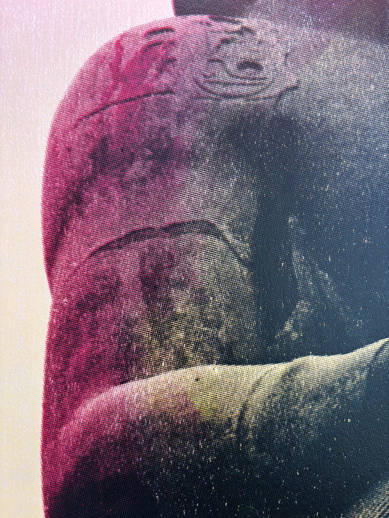 Image 1 of Originele Zeefdruk Van Egyptische Farao