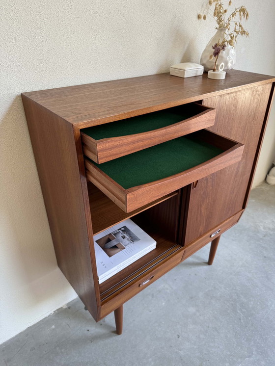 Image 1 of Smal Highboard in teak