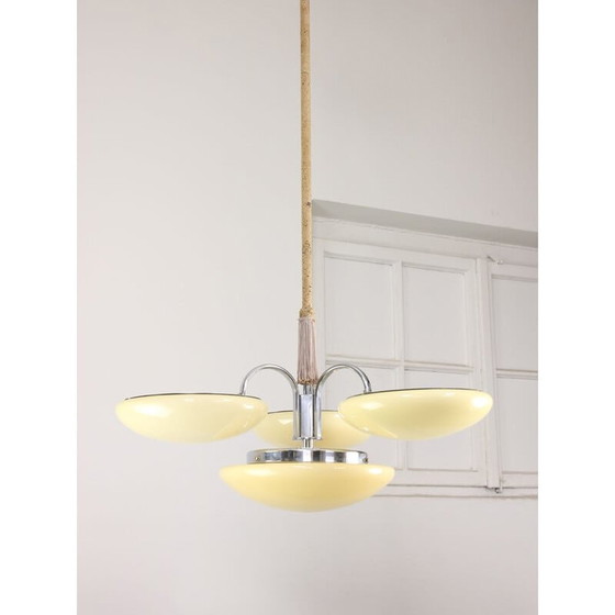 Image 1 of Vintage Art Deco cluster kroonluchter, jaren 1930