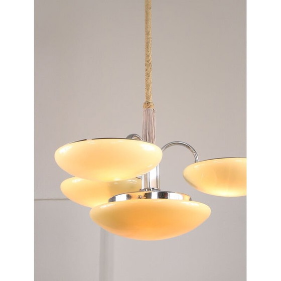 Image 1 of Vintage Art Deco cluster kroonluchter, jaren 1930