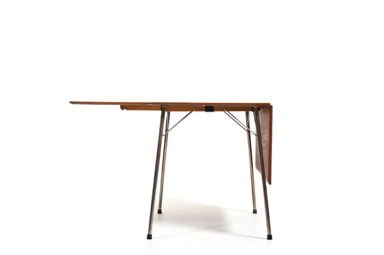 Image 1 of Teak Model 3601 Opklapbare tafel door Arne Jacobsen voor Fritz Hansen