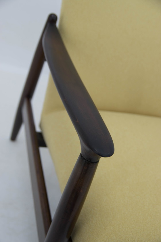 Image 1 of Edmund Homa Model GFM 64 Beuken Fauteuil 1960, Gerestaureerd