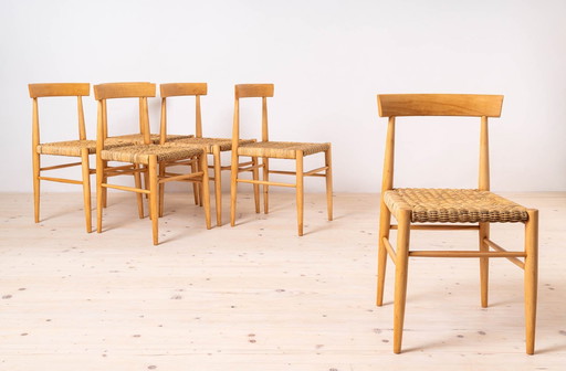 Set van 6 vintage eetkamerstoelen uit Uluv, Tsjecho-Slowakije, 1960