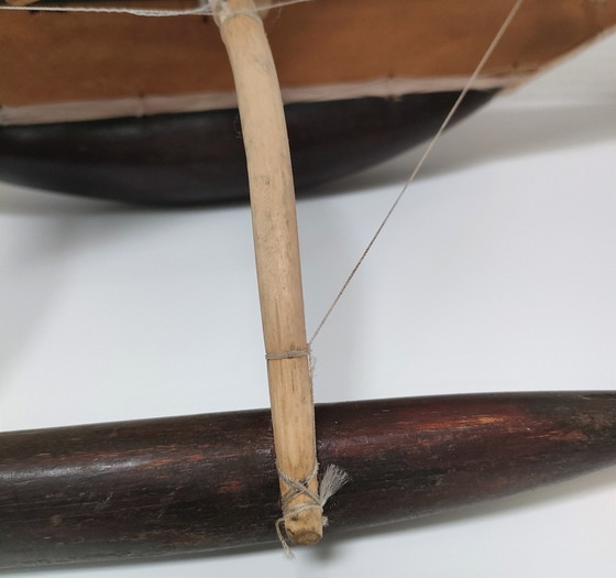Image 1 of Houten kano Outrigger jaren 80